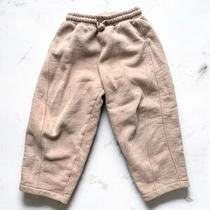 Zara Kids Tan / rose barrel Joggers
